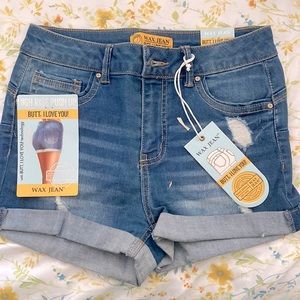 FASHION NOVA DENIM PUSH-UP SHORTS